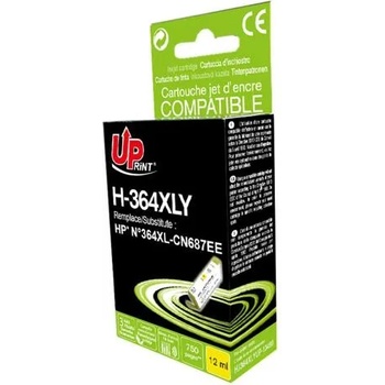 Image 1 of Compatible Мастилница UPRINT CN687 HP No364XL, Yellow (LF-INK-HP-CN687-UP)