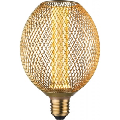 Paulmann LED MetallicGlow Globe Spiral E27 mosadz 29089