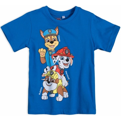 Chlapecké tričko PAW PATROL HAPPY FRIENDS modré