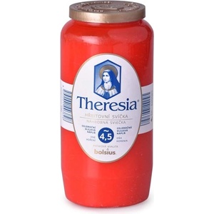 Z - TRADE s. r. o Z - TRADE s. r. o. Композитна свещ Theresia 320 г ~4, 5 дни червена
