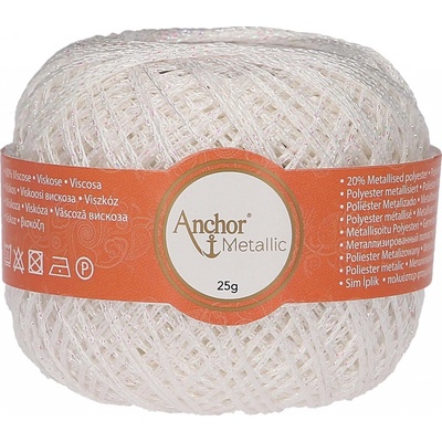 Anchor Artiste Metallic 304 Bílá