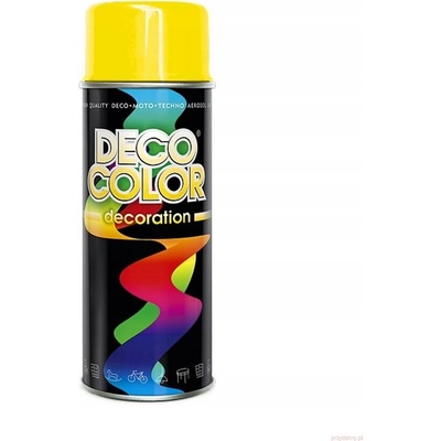 Deco Color Lak v spreji 400 ml RAL 1023 žltá lesklá