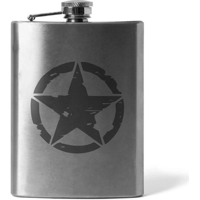 DRAGOWA gravírovaná ploskačka Star 210 ml