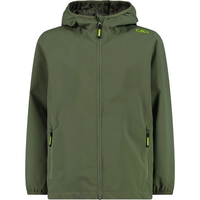 CMP Детско водоустойчиво яке CMP Kid's Jacket Fix Hood Clima Protect Softshell jacket - Oil Green - размер 164 (EU) (703-5503-0515)