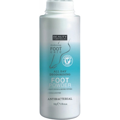 Beauty Formulas zásyp na nohy 100 g