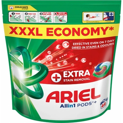 Ariel Pods Allin1 Extra+ Stain remover kapsule 44 PD