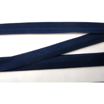 Bavlněný šikmý prúžok - šírka 3 cm modrá 529953