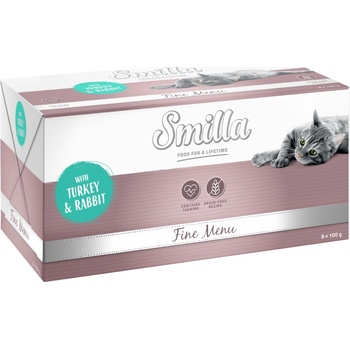Smilla Fine Menu morčacie a králičie 8 x 100 g