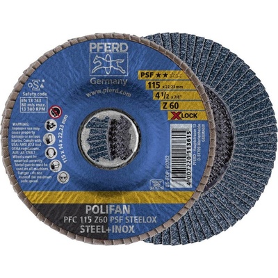 Pferd Vejárovitý brúsny kotúč 115 mm 67666116 10 ks