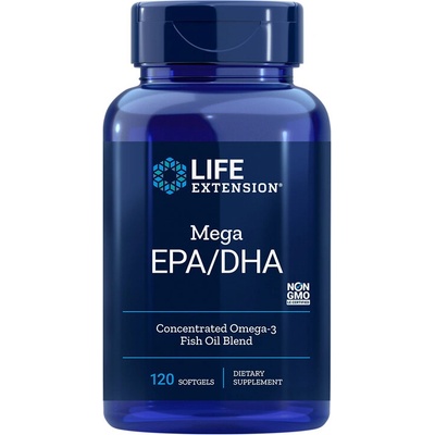 Mega EPA DHA / Омега-3 от рибено масло х 120 софтгел капсули (01937 LE)