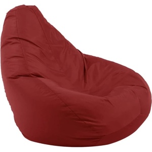 Pufrelax Пуф круша, 220л. , Nirvana Hobbit - Panama Red, водоустойчив, Перящ се калъф, Пълнеж от Полистиролни перли (PUF-G-NH-PEX-RED)