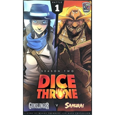 Roxley Game Laboratory Dice Throne: Gunslinger vs Samurai