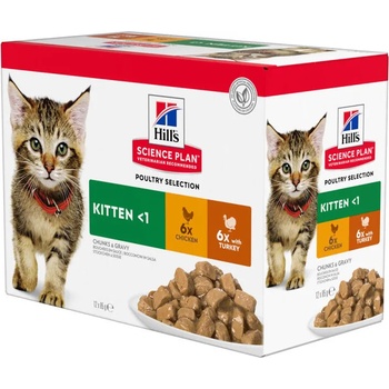 Image 1 of Hill's Science Plan Kitten poultry Selection 12x85 g