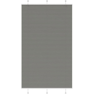 vidaXL Плисирана щора Антрацит 120x200 cm Ширина на плата 119, 4 cm (4015113)