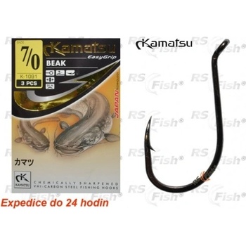 Kamatsu Háček Beak s očkem vel.6 3 ks