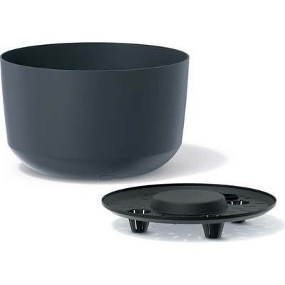 PROSPERPLAST Kvetináč GRACIA STANDARD 29cm antracit