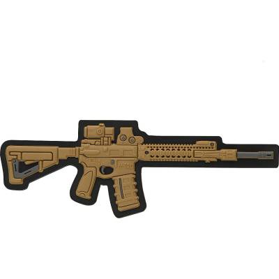 Nášivka se zbraní M-Tac AR-15 3D - coyote