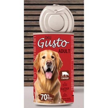 Deli Gusto Dog Rind - хапки в сос с говеждо 1240гр