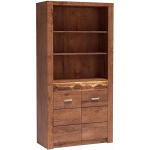 Bogdan Furniture Europe Етажерка Indianapolis I-5, светла пепел