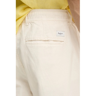 Панталон с лен Pepe Jeans LINEN PULL ON PANTS (PM211872)