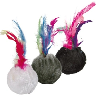 TRIXIE Plush balls - Котешка играчка - Топка с перце 4 см