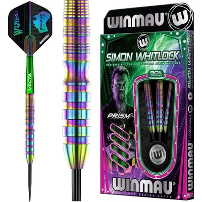 Winmau steel Simon Whitlock World Cup Rainbow SE 24g, 90% wolfram