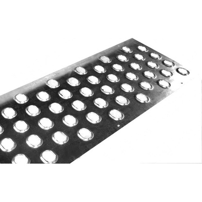 Plech pojazdový VAPP 1000x600x3 mm, s prelismi, bez povrchovej úpravy