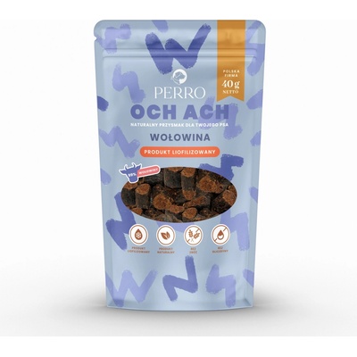 PERRO Och Ach Beef pamlsek pro psa 40 g