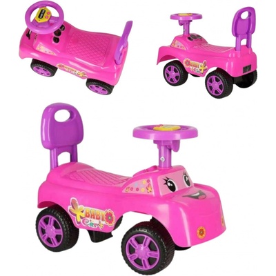 KIK auta usmievavý s klaksónom ružový