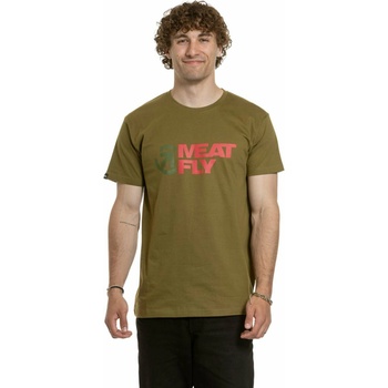 Meatfly мъжка тениска Revital Khaki Green Meatfly | Zelen | МЪЖЕ | S