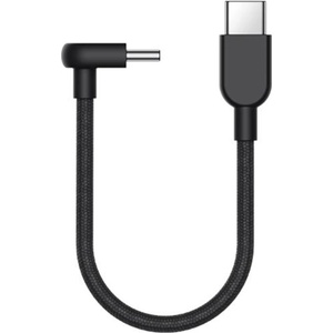 Xiaomi Кабел Xiaomi USB-C към USB-C 10 cm, 3A, 60W, 90° конектор, оплетен, тъмносив (BHR08W0GL)