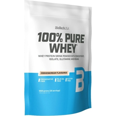 BioTechUSA 100% Pure Whey [1000 грама] Бисквита с Крем
