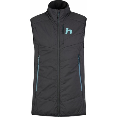 Hannah Kechu Vest anthracite pánská lehká zimní skialpová hybridní vesta Primaloft