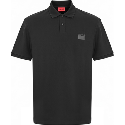 Hugo Блуза с яка Hugo Men's Delastolo Red Cotton Short Sleeve Polo Shirt - Black