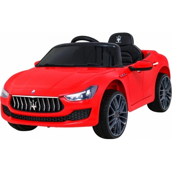 Joko Elektrické autíčko Maserati Ghibli penové kolesá kožené sedadlo červená