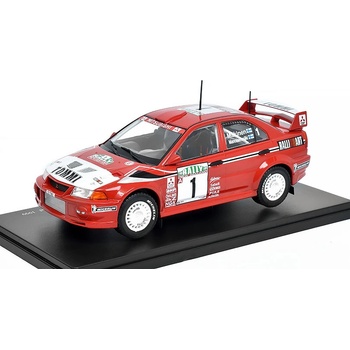 Atlas Mitsubishi Lancer Evo VI 1 Monte Carlo 1999 časopis s modelem 1:43