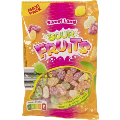 Sweet Land Ovocné kyselé bonbóny Sour Fruits 300 g