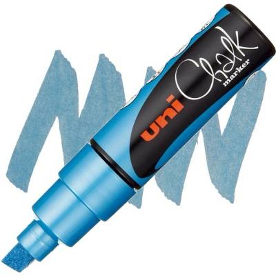 Uni PWE-8K Chalk metalická modrá