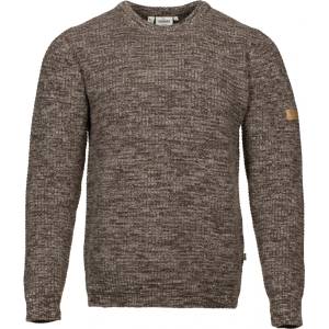 Ivanhoe of Sweden Мъжки вълнен пуловер Ivanhoe of Sweden NLS Petal Male Wool jumper - Chocolate Mouliné (005-4952-0411)