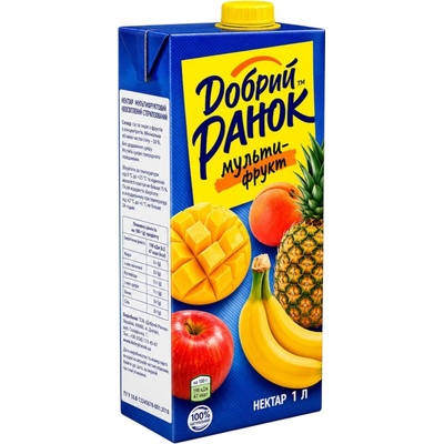 Dobré ráno Multifructový nektar 1 l