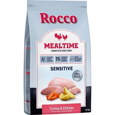 Rocco Mealtime Sensitive morčacie & kuracie 12 kg
