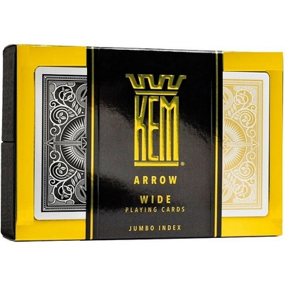 KEM Black/Gold wide 100% plastové, 2 balíky