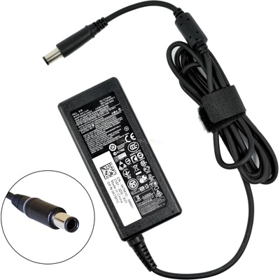 Dell Заряднo за лаптоп Dell, 65W/19.5V/3.34A, букса - 7.4mm 5.0mm (CHAR0109)