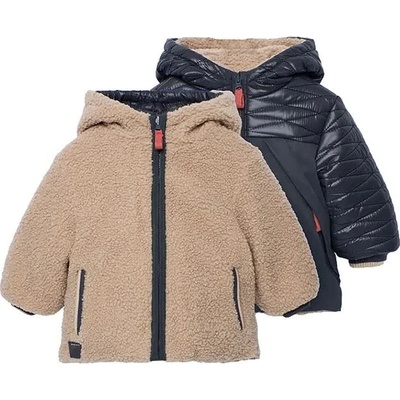 BOBOLI Анорак Boboli Reversible parka - Beige / Grey (Anthracite)