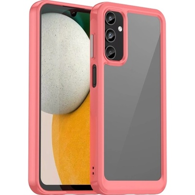 PROTEMIO 70538 CRYSTAL Ochranný kryt pre Samsung Galaxy A15 / A15 5G červený