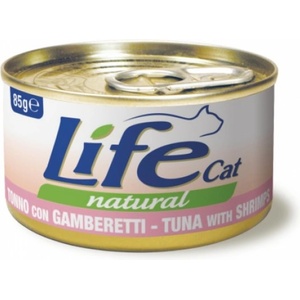 Life Pet Care Life Cat Natural Tuna & Shrimps - с риба тон и скариди 85 гр ZOO55319