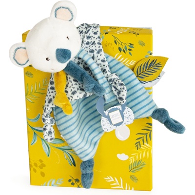 DouDou et Compagnie Koala muchláček s klipem na dudlík 20 cm
