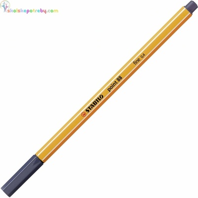 Stabilo point 88 tmavo modrošedá