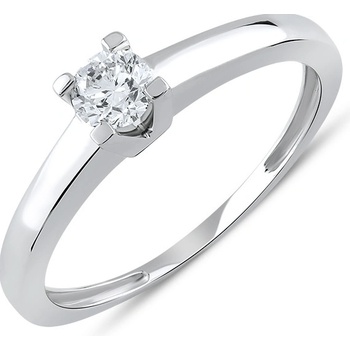 Lillian Vassago Zlatý prsteň s diamantom LLV59 DR076W