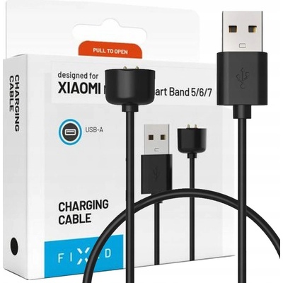 FIXED USB-A Charging Cable for Xiaomi Mi Band/Smart Band 5/6/7, black FIXDW-989 – Zboží Živě